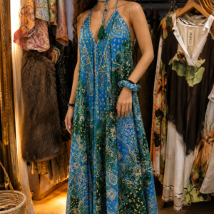 blue summer dress